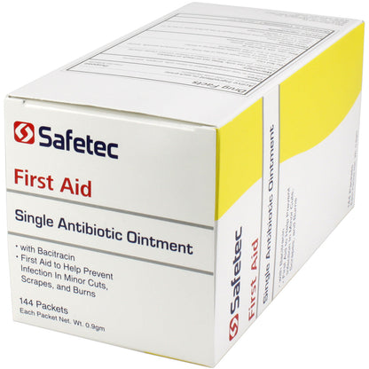 Single Antibiotic (Bacitracin) .9gm. Pouch, 144 per box quakekits.com