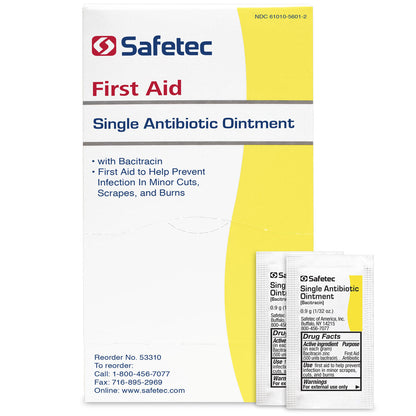 Single Antibiotic (Bacitracin) .9gm. Pouch, 144 per box quakekits.com
