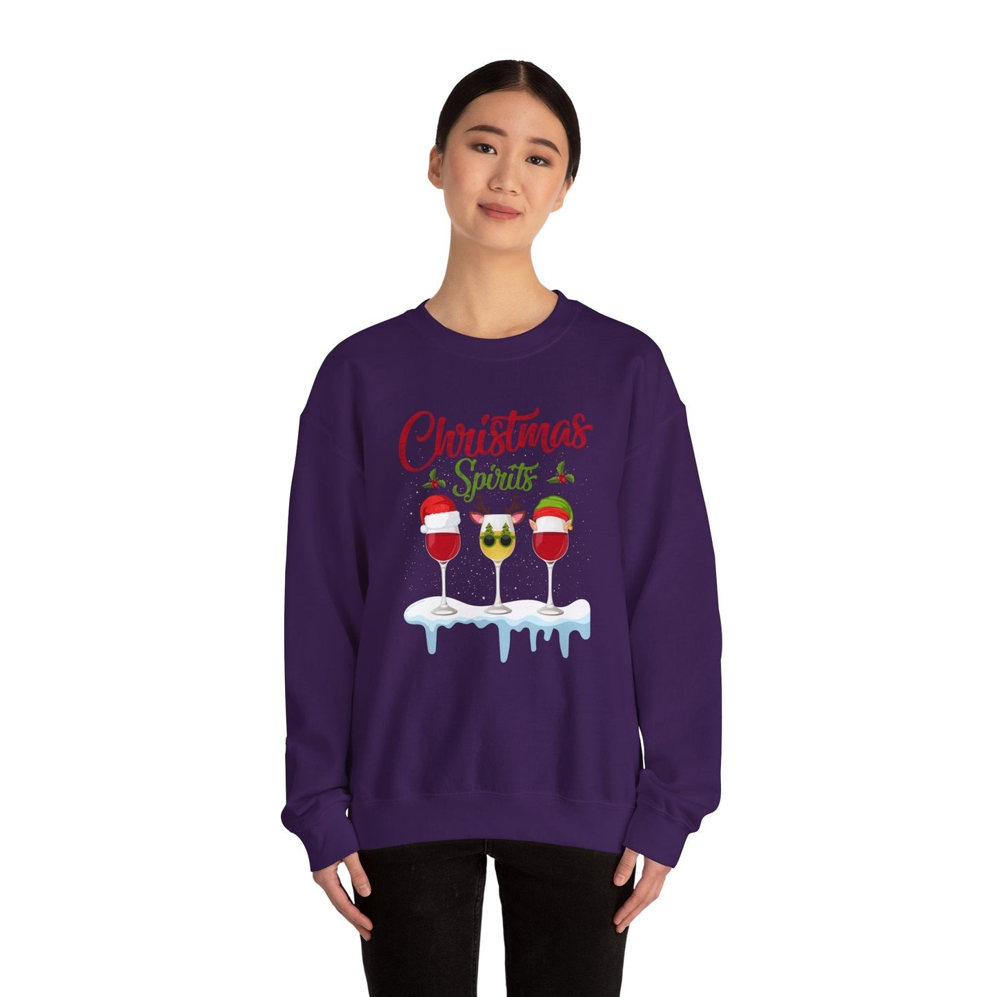 Christmas Spirits Crewneck Sweatshirt The Devil's Pickle