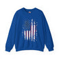 Distressed American Flag Crewneck Sweatshirt The Devil's Pickle
