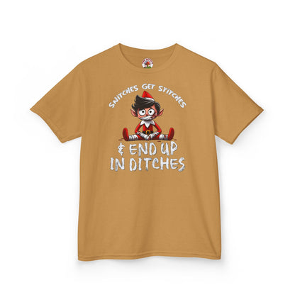 Snitches Get Stitches Kids T-Shirt