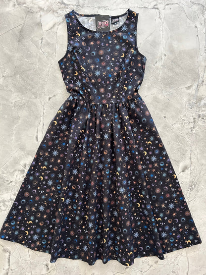 Celestial Midi Dress Retrolicious
