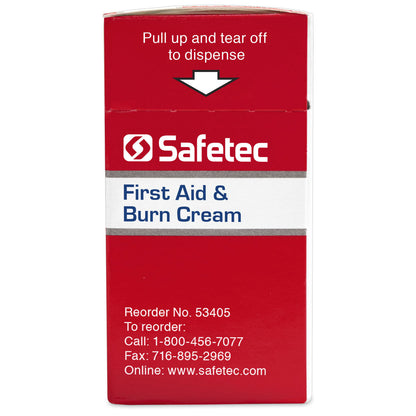 First Aid & Burn Cream .9gm. Pouch, 25 per box quakekits.com