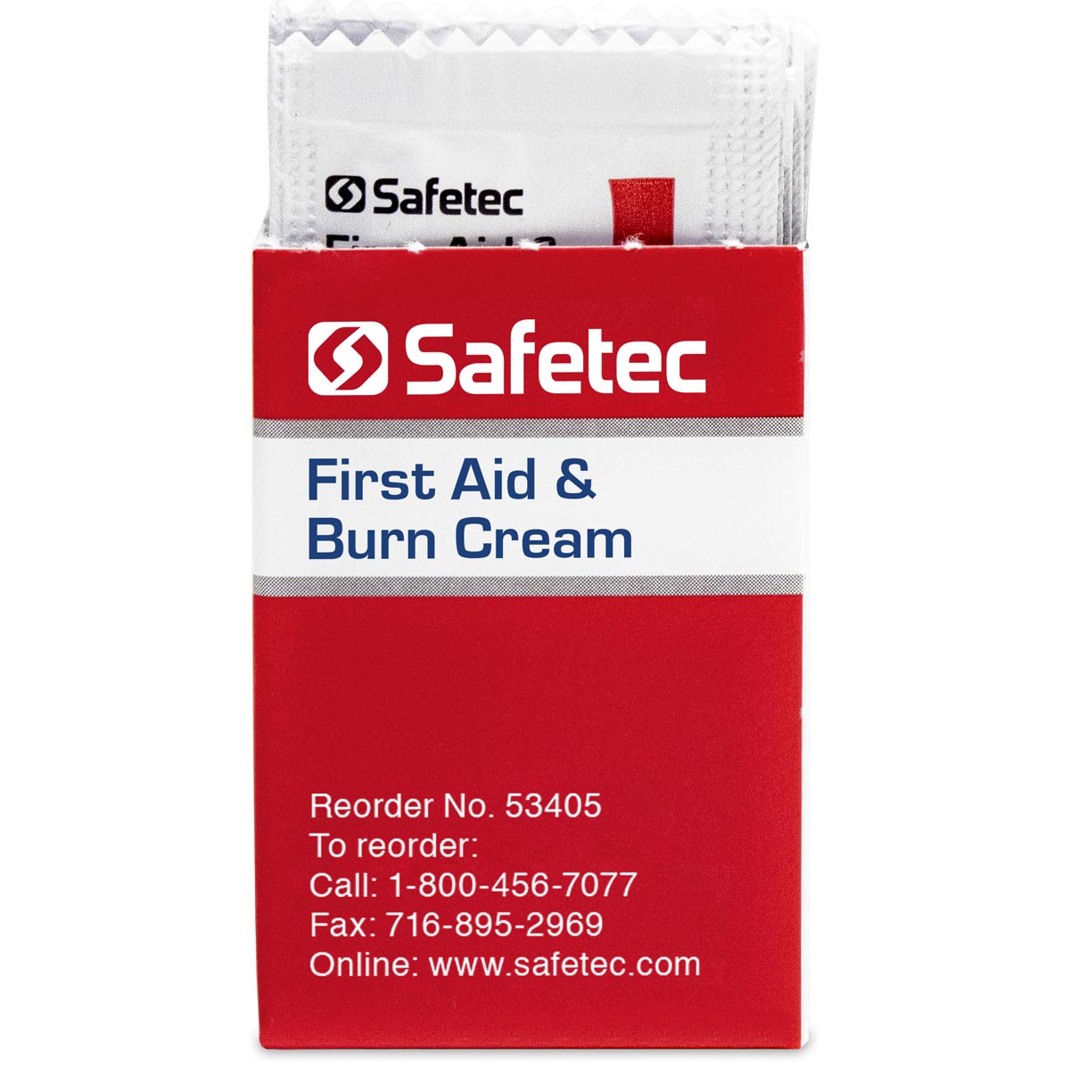First Aid & Burn Cream .9gm. Pouch, 25 per box quakekits.com