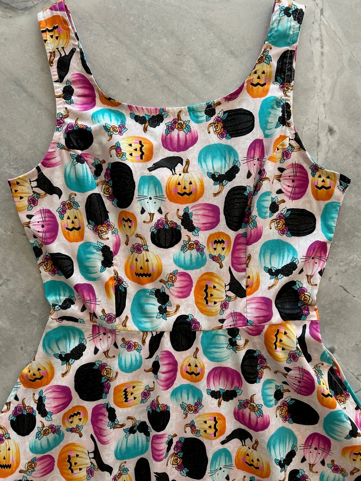 Pumpkin & Crow Skater Dress Retrolicious