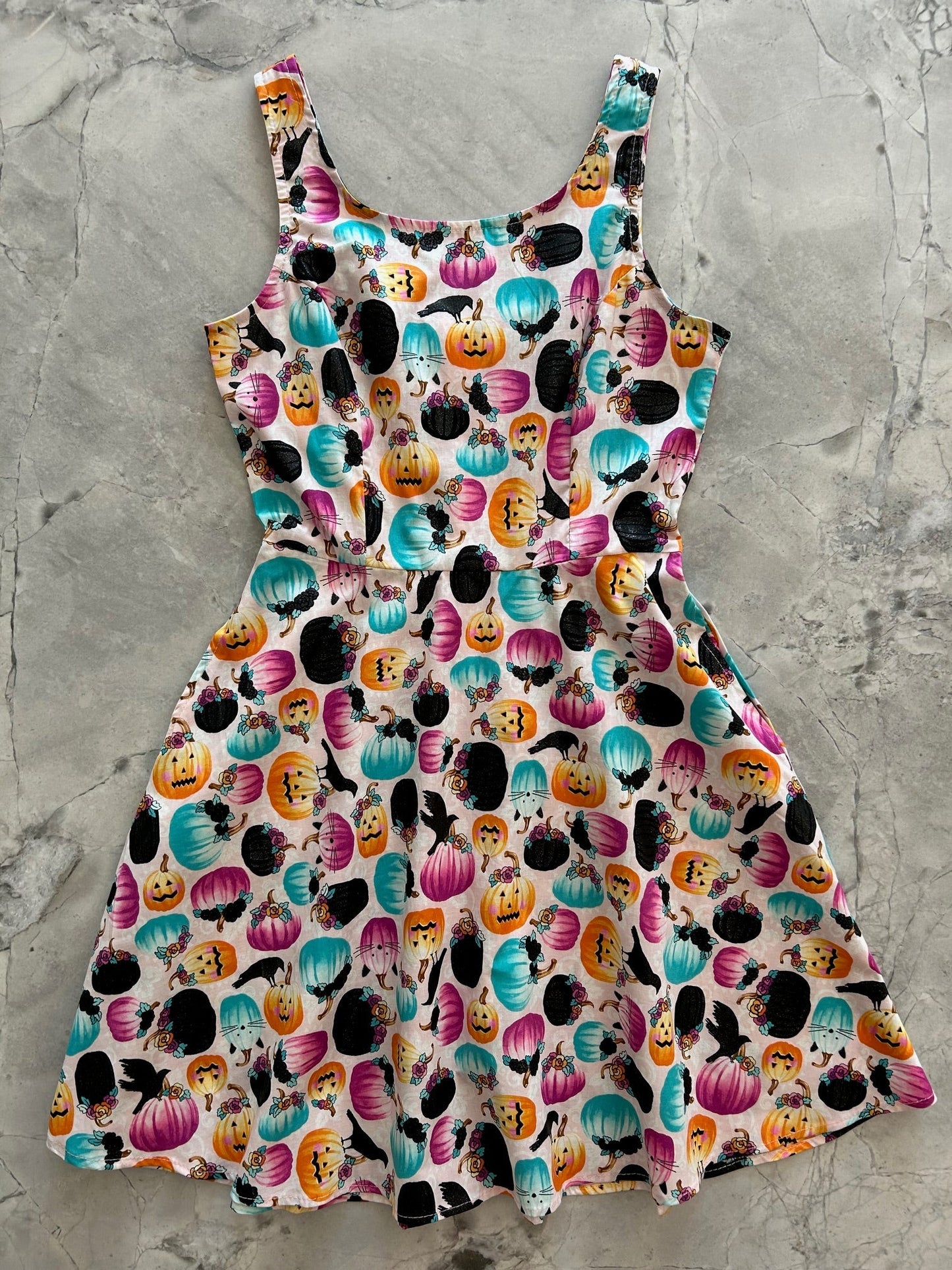 Pumpkin & Crow Skater Dress Retrolicious