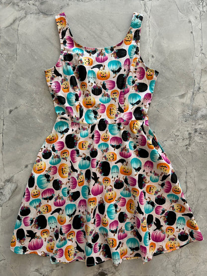 Pumpkin & Crow Skater Dress Retrolicious