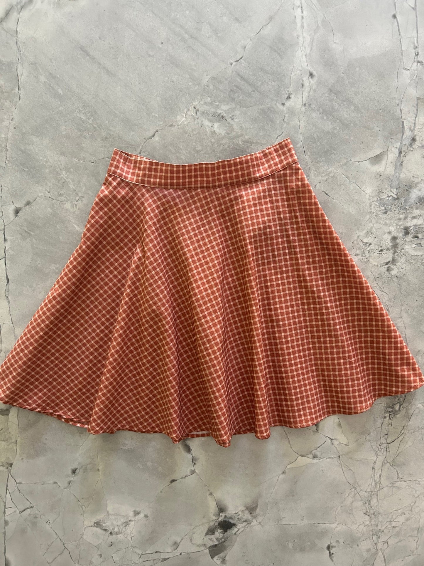 Checkered Skater Skirt - XL only Retrolicious