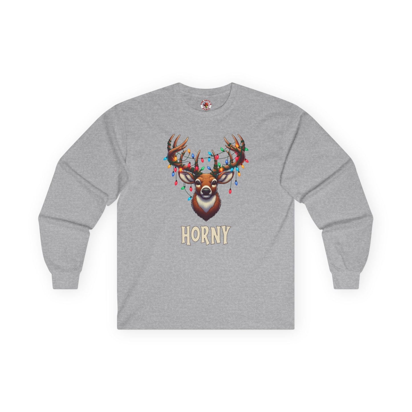Horny Reindeer Long Sleeve Tee
