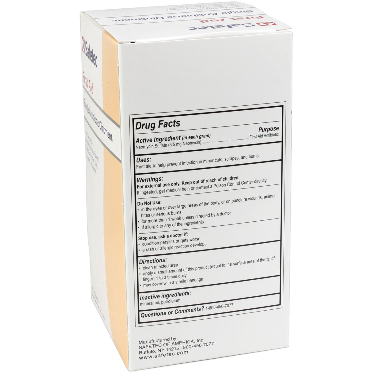 Single Antibiotic (Neomycin) .9gm. Pouch, 144 per box quakekits.com