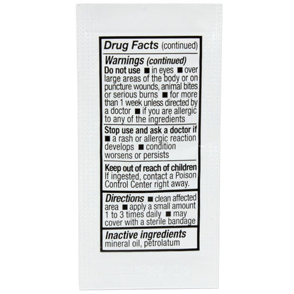 Single Antibiotic (Neomycin) .9gm. Pouch, 144 per box quakekits.com