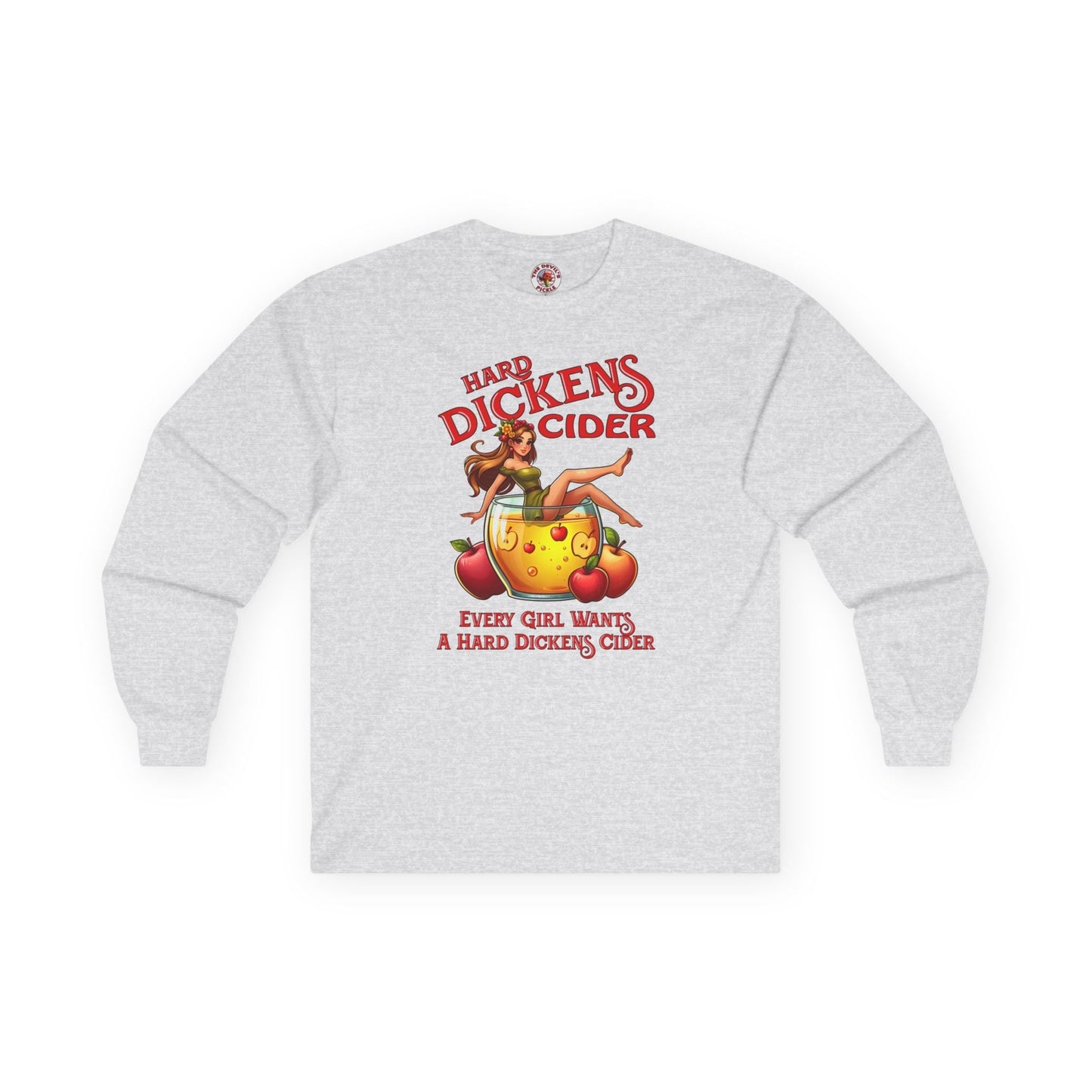 Hard Dickens Cider Long Sleeve Tee The Devil's Pickle
