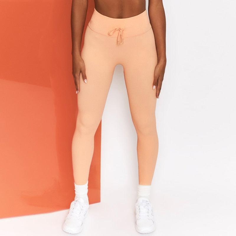 Ribbed High-Waisted Yoga Pants | Soft, Breathable Fitness Leggings Country in My Heart