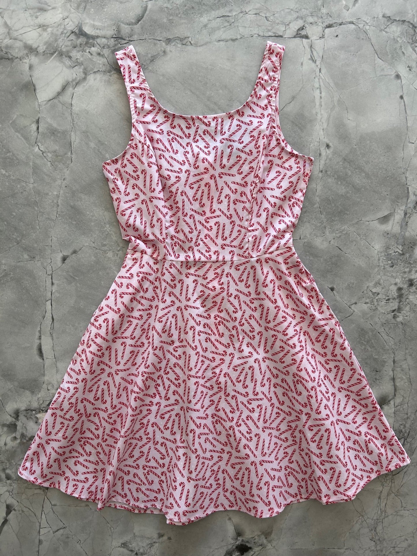 Candy Cane Skater Dress Retrolicious