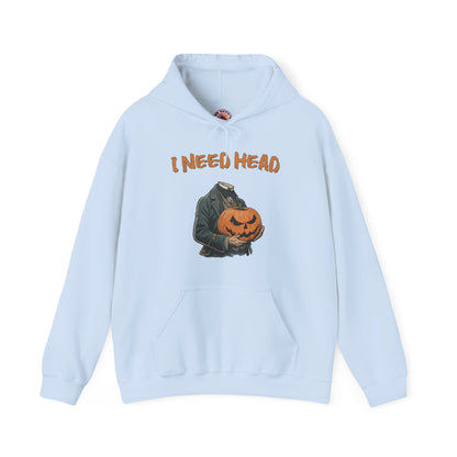 I Need Head Hooded Sweatshirt The Devil's Pickle
