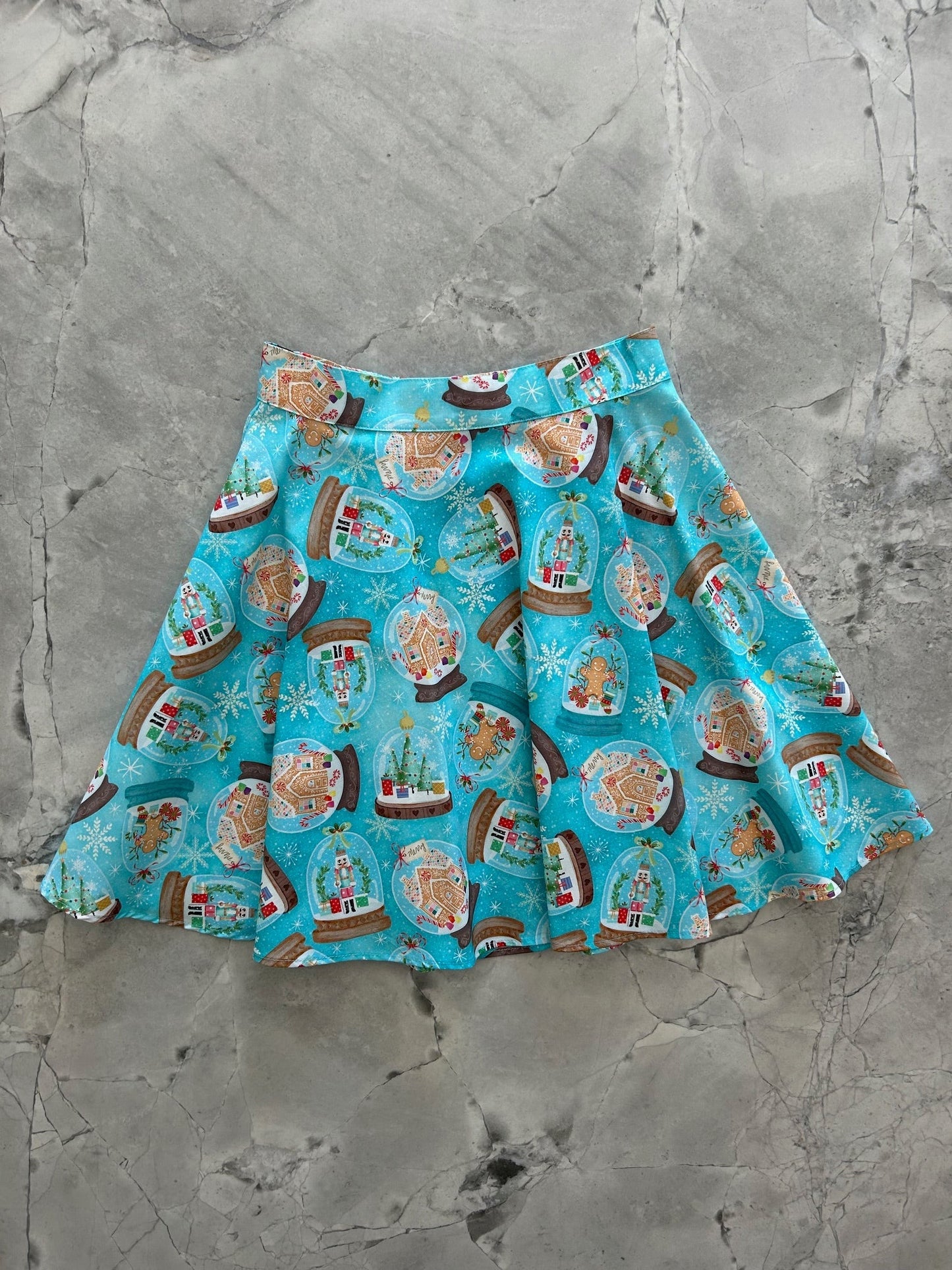 Snow Globes Skater Skirt Retrolicious