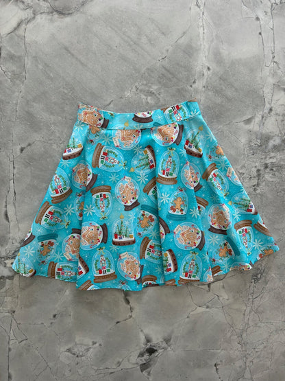Snow Globes Skater Skirt Retrolicious