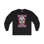 Dia De Los Muertos Skull Long Sleeve Tee The Devil's Pickle