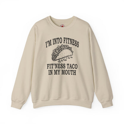 I'm Into Fitness Crewneck Sweatshirt The Devil's Pickle