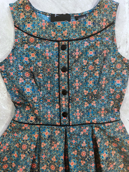 Elizabeth Dress in Serenity - XS only, 1 left! Retrolicious