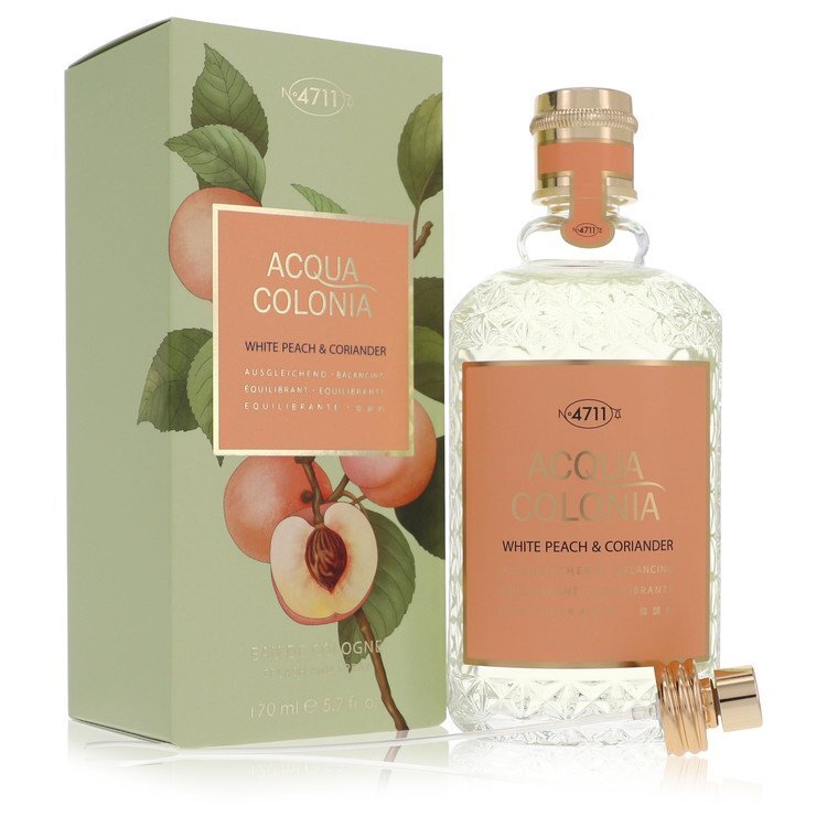 4711 Acqua Colonia White Peach & Coriander by 4711 Eau De Cologne Spray (Unisex) 5.7 oz (Women) OyeraCharisma