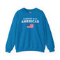 I Identify As An American Crewneck Sweatshirt The Devil's Pickle
