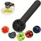 PANCERKA Portable Fruit Cutter - No Blade, Easy Grip Handle, Ergonomic Design for Safe Slicing, Dishwasher Safe, Ideal for Grapes, Cherries, Tomatoes, Strawberries, and Small Fruits, Fruit Slicing Tool | Ergonomic Handle | Du NovaCart