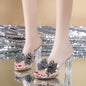 Women's Rhinestone Bow Flip Flops See size chart under “more details” The Fashion Celestial