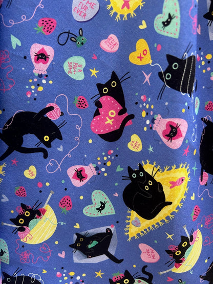 Purple Cat Doris Skirt - XS only, 1 left! Retrolicious