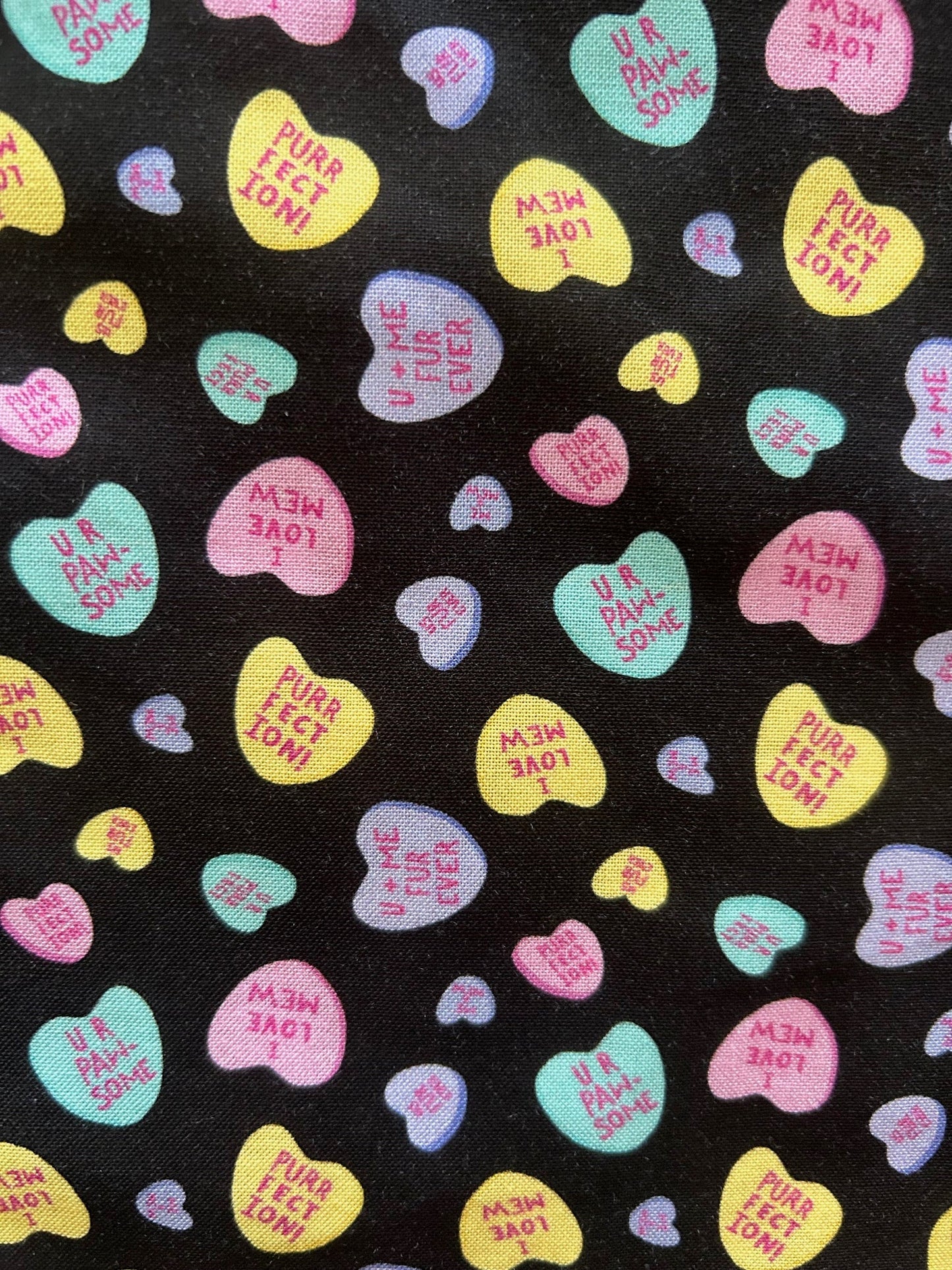 Conversation Hearts Bow Top Retrolicious