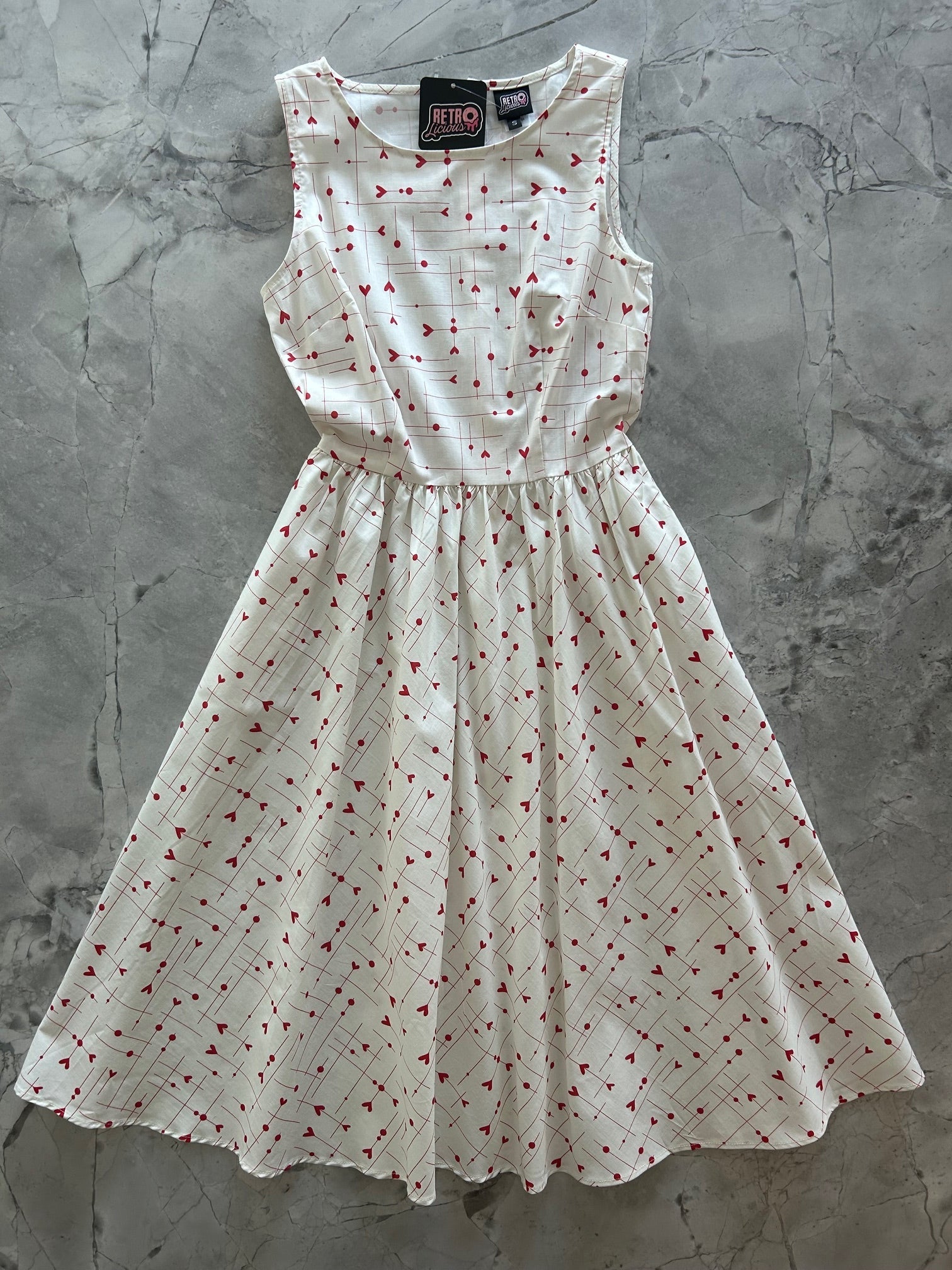 Be Mine Midi Dress Retrolicious
