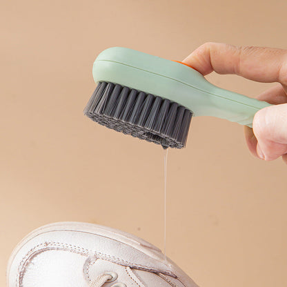 Multi Functional Shoe Brush Press Type Automatic Liquid Detergent Brush