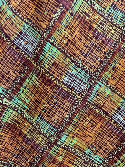 Rust Plaid Doris Skirt Retrolicious