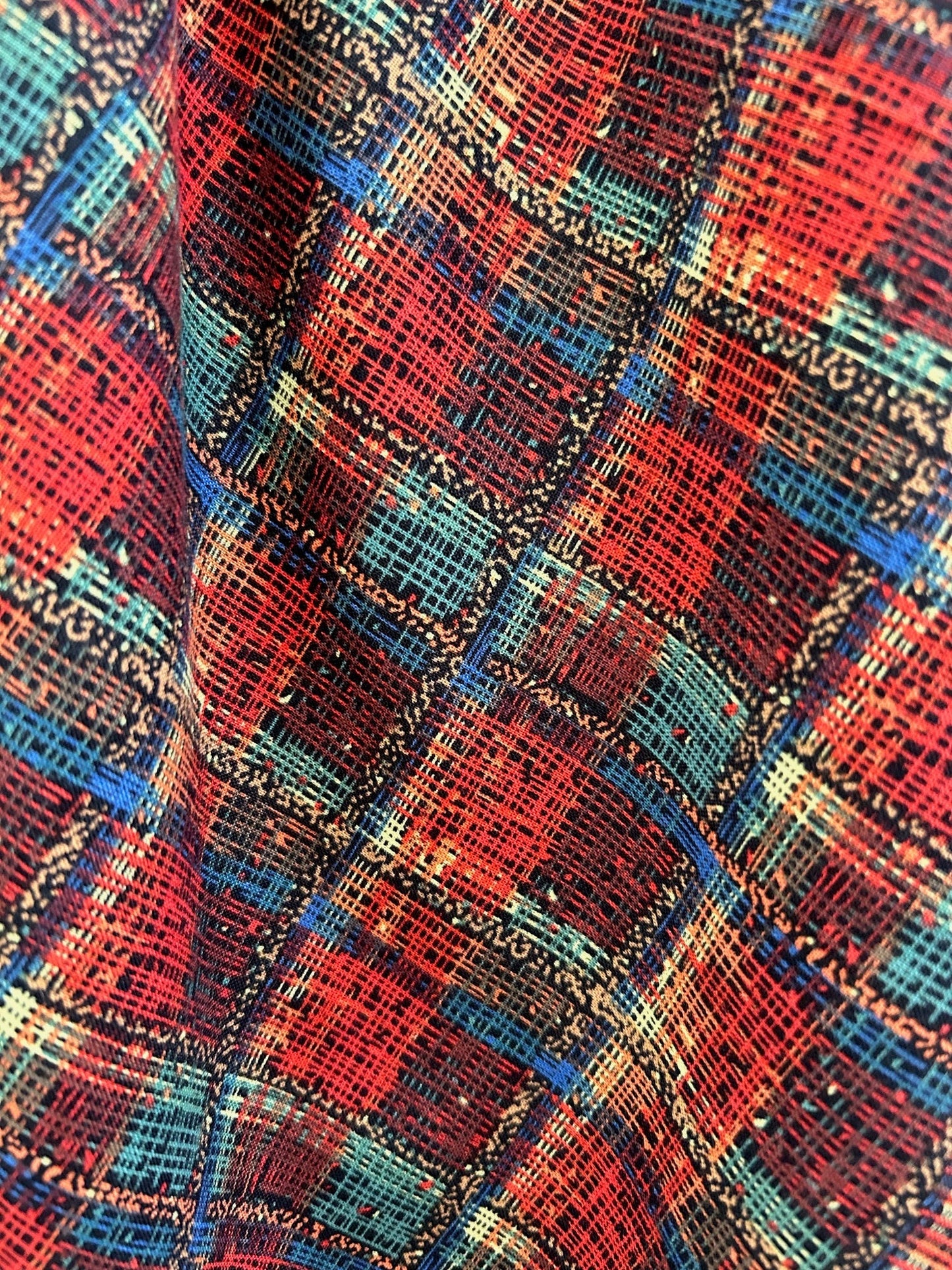Red Plaid Doris Skirt Retrolicious