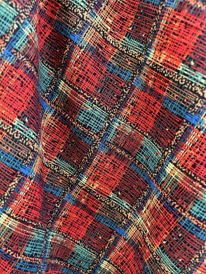 Red Plaid Doris Skirt Retrolicious