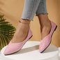 Women's Suede Pointed-Toe Flat Shoes FitiqueFit
