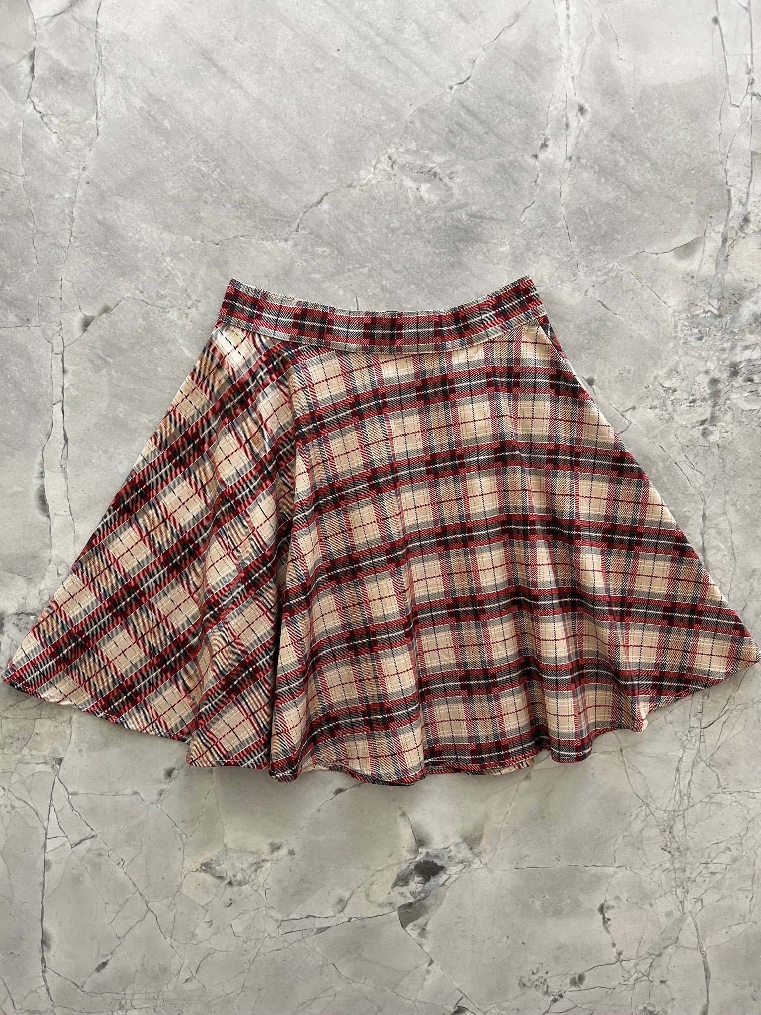 Plaid Skater Skirt Retrolicious