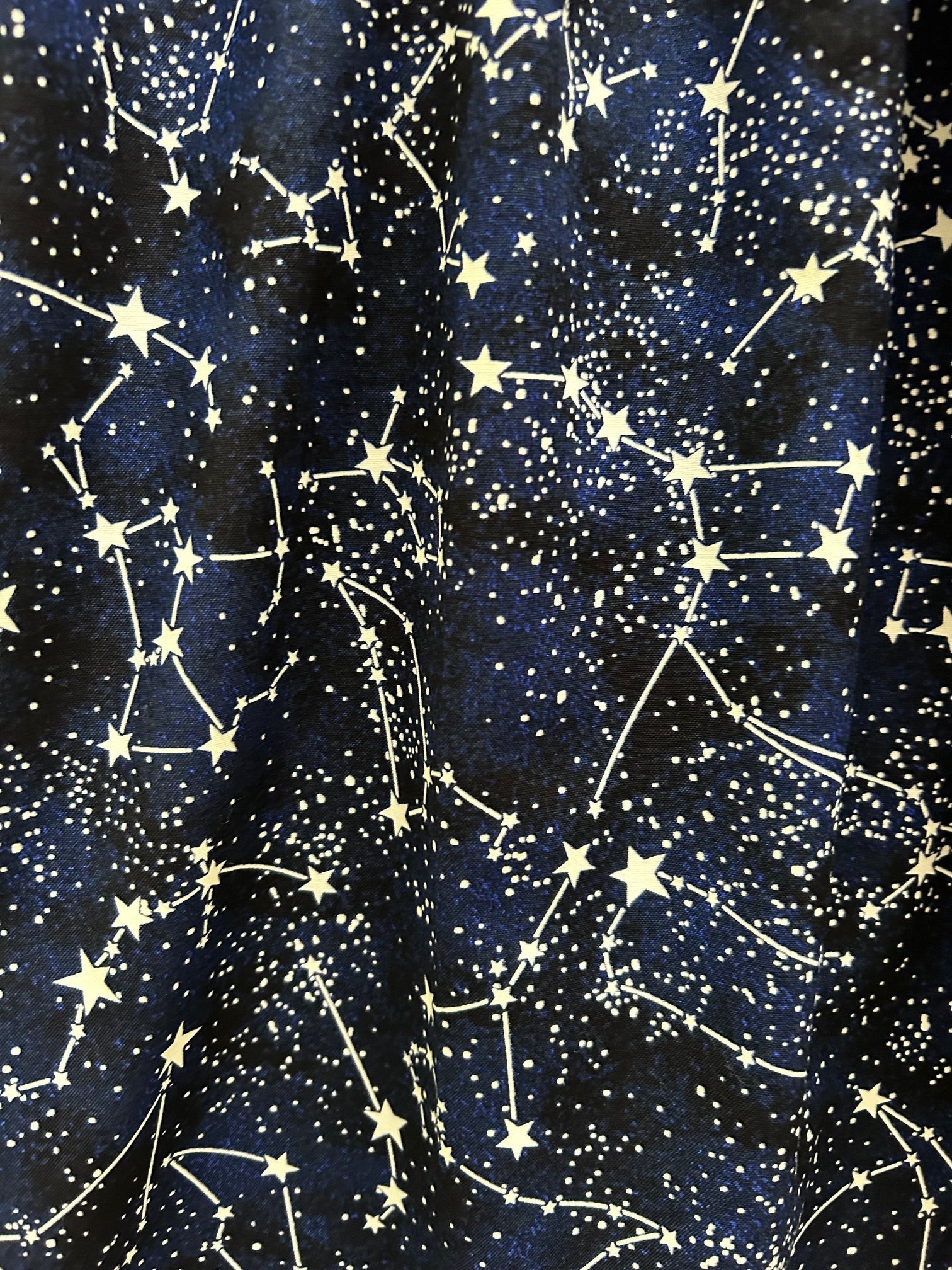 Glow in the Dark Constellations Fit & Flare Dress Retrolicious