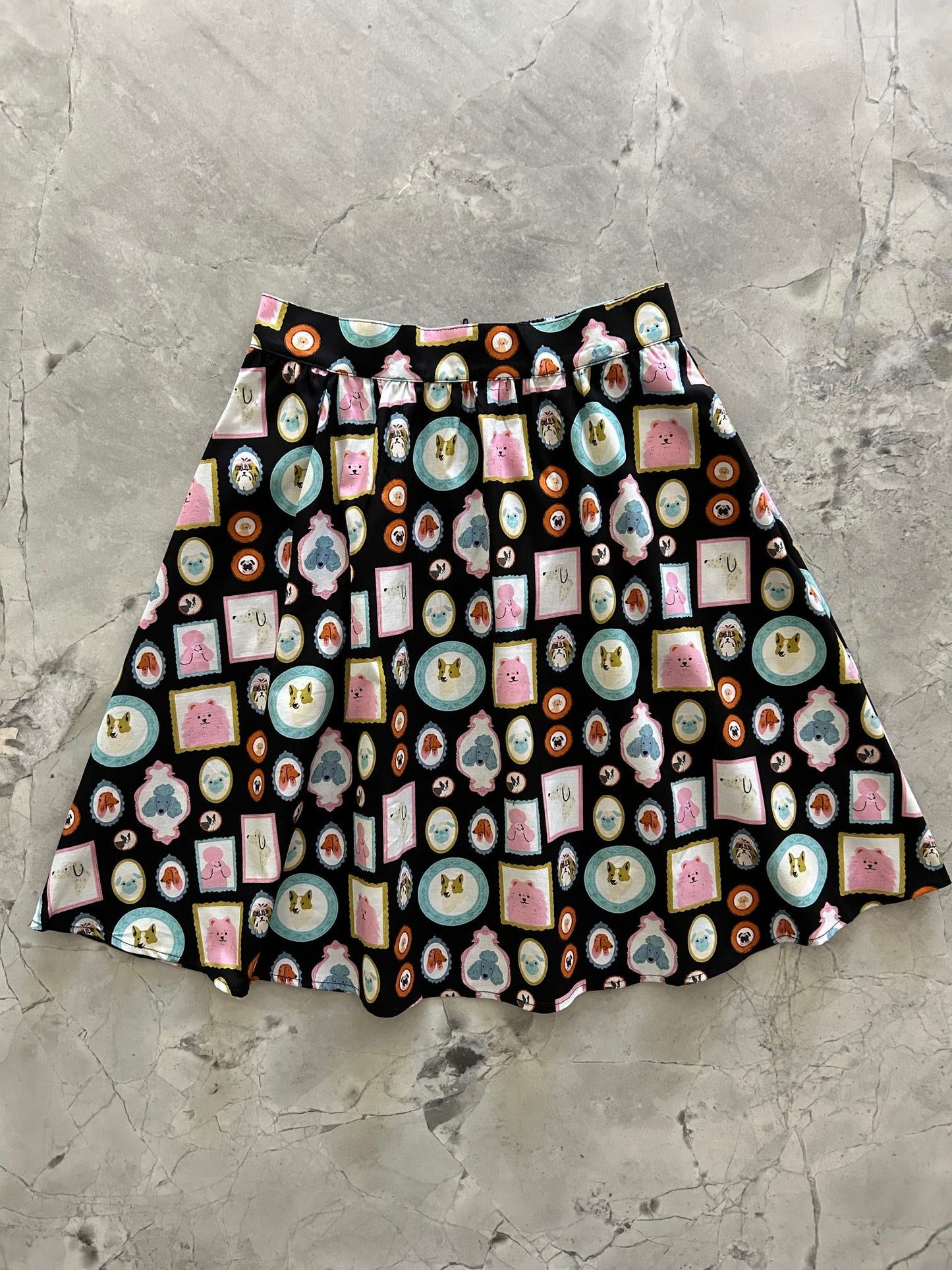 Framed A-line Skirt Retrolicious