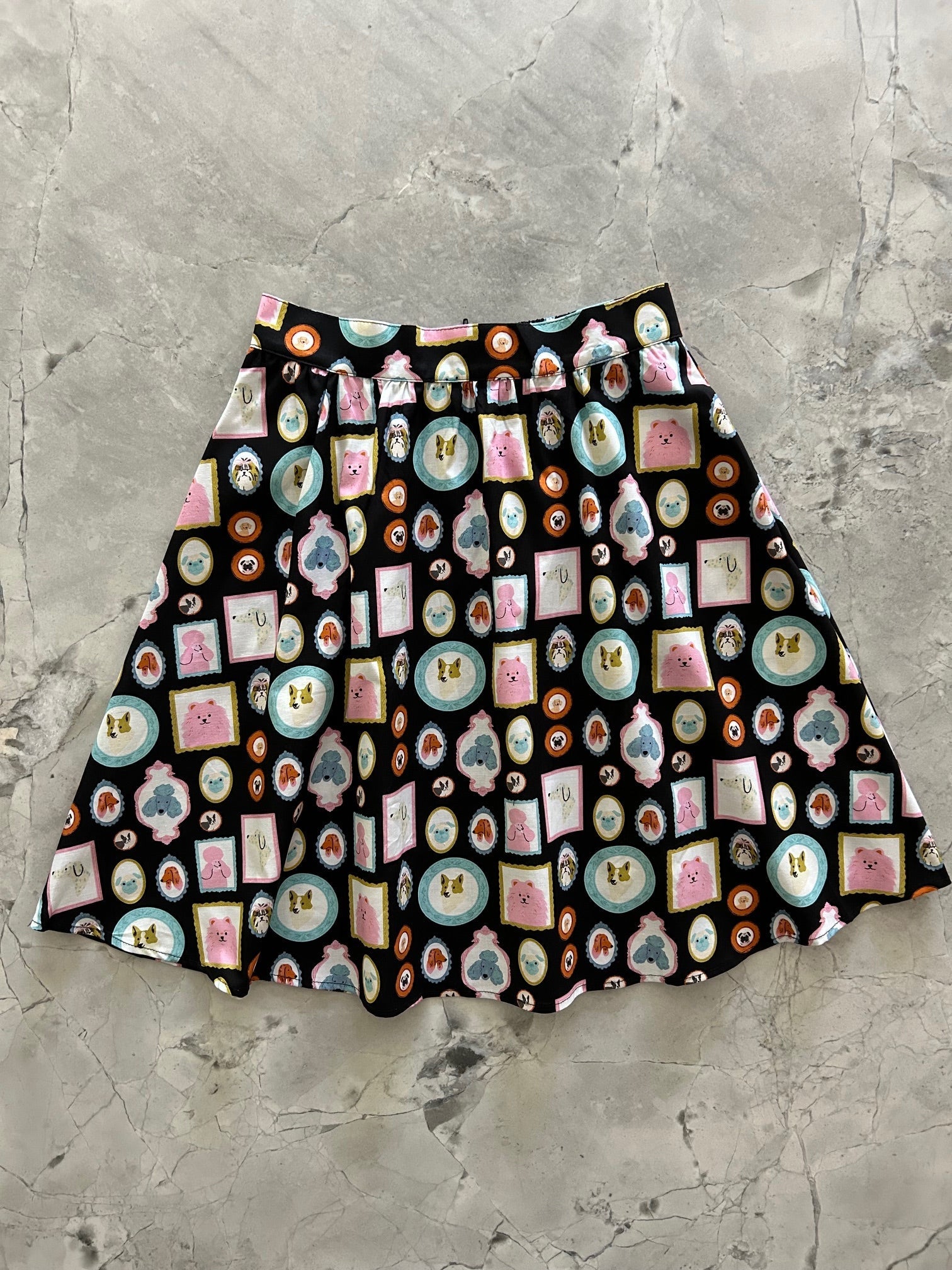 Framed A-line Skirt Retrolicious