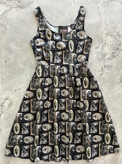 Dapper Dogs Fit & Flare Dress - Small only, 1 left! Retrolicious