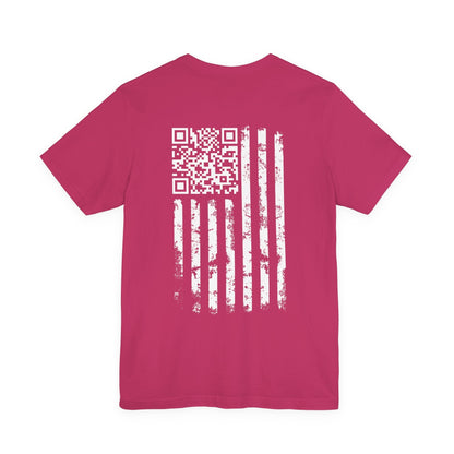 American Flag QR Code T-Shirt The Devil's Pickle