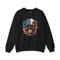 American Flag Skull Crewneck Sweatshirt