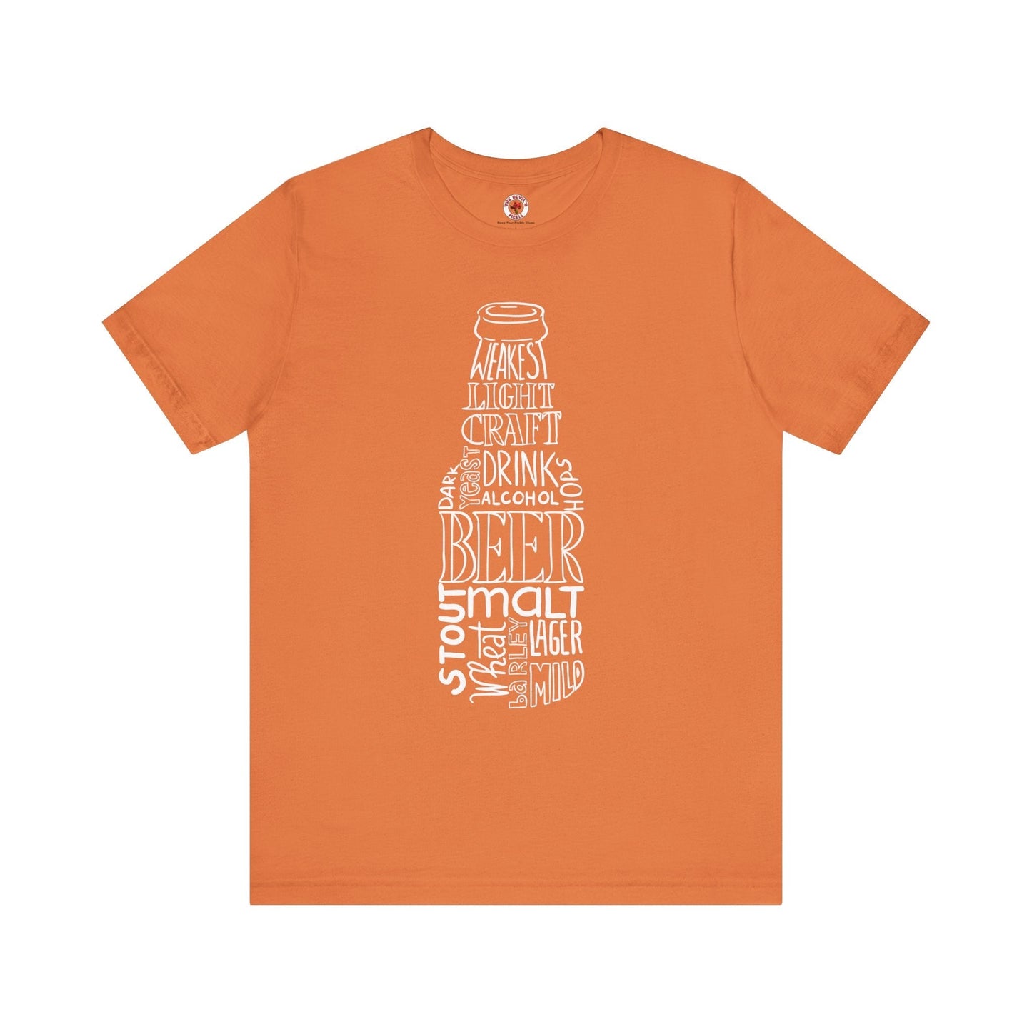Beer Bottle of Words T-Shirt The Devil's Pickle