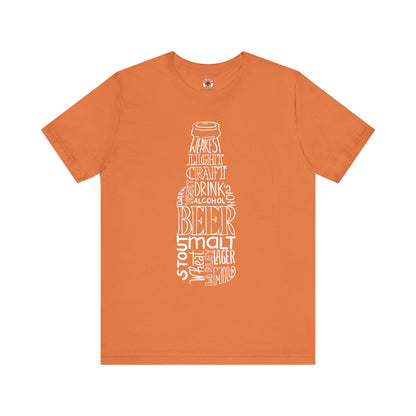 Beer Bottle of Words T-Shirt The Devil's Pickle