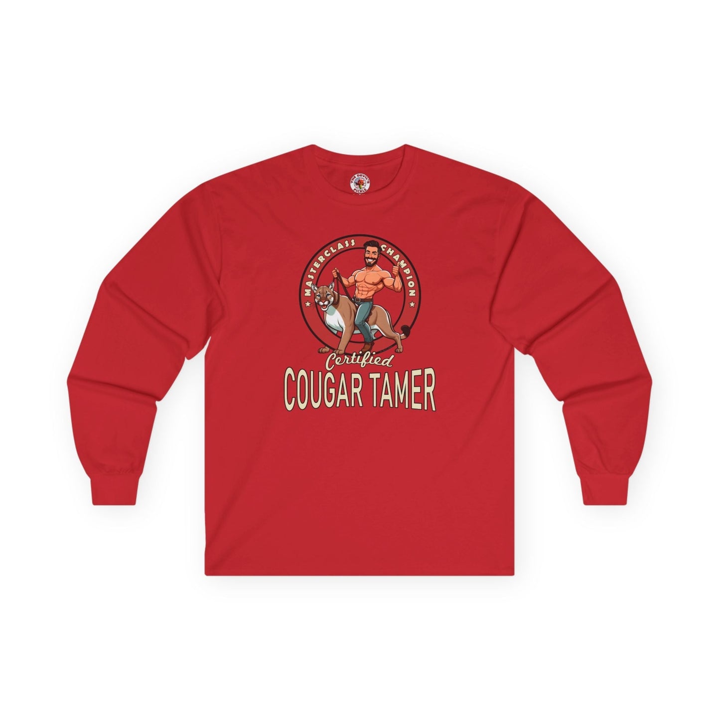 Certified Cougar Tamer Long Sleeve Tee The Devil's Pickle