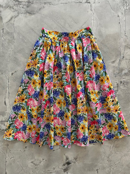 Floral Doris Skirt Retrolicious