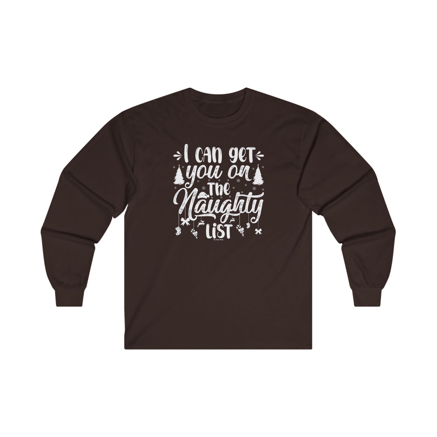 I Can Get You On The Naughty List Long Sleeve Tee The Devil's Pickle