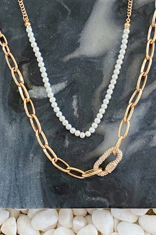 Classic Duo Layered Pearl Necklace Set Shop Style & More | Fresh Looks, Everyday Deals & Free Shipping
