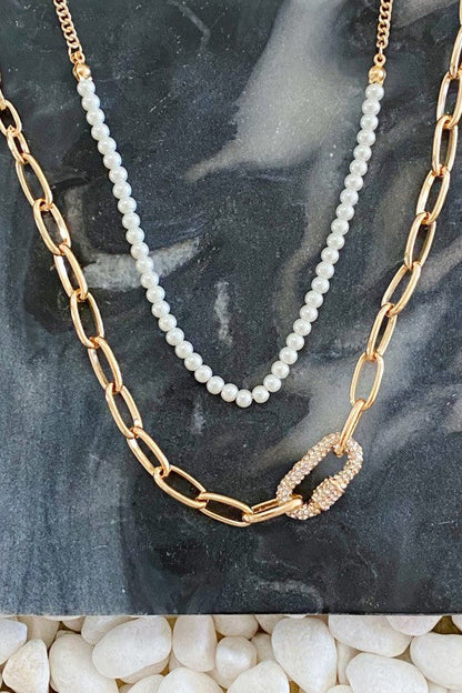 Classic Duo Layered Pearl Necklace Set Shop Style & More | Fresh Looks, Everyday Deals & Free Shipping